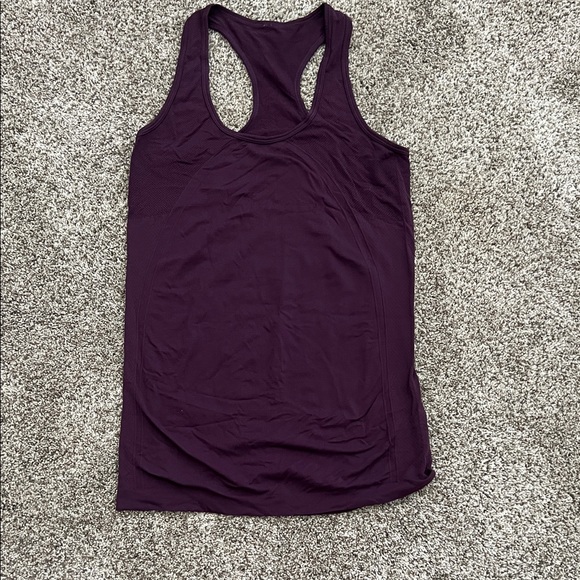 Fabletics Tops - Fabletics Deep Purple Racerback Tank Top